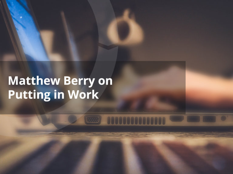 Matthew Berry on Putting in Work